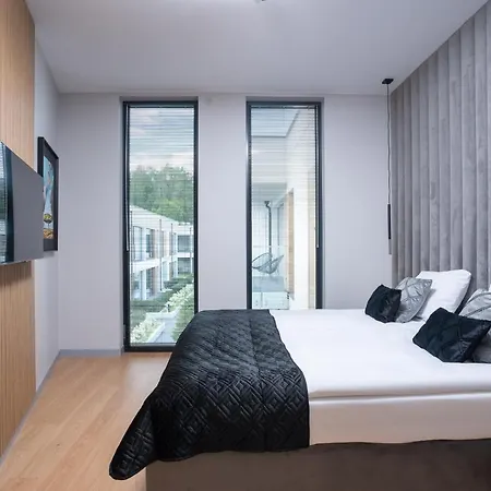 公寓 Apartamenty De Lux Nad Jeziorem Ukiel Przy Promenadzie